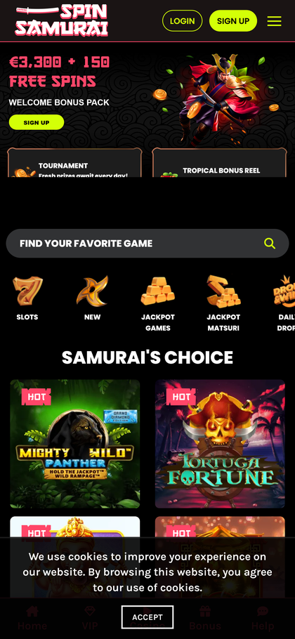 spin samurai Gameplay